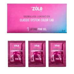 ZOLA Color Lab Brow&Lash Sada – 01 Lifting Pink Gel (3x1ml)