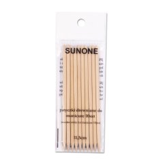 SUNONE Pomerančová dřívka na nehty 11.5 cm, 10 ks