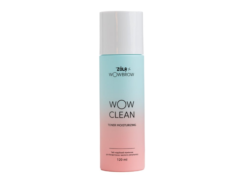 ZOLA x WowBrow WOW CLEAN čisticí tonikum na řasy a obočí po laminaci, 120 ml