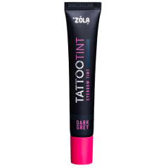 ZOLA TATTOO TINT краска для бровей и ресниц - темно-серая (dark grey), 15 мл