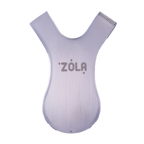 ZOLA Kovový aplikátor-hřeben Comb pro laminaci řas – stříbro, 1 ks