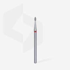 STALEKS Алмазная фреза "Капля" - красная FA50R016/3.4, 1,6 mm