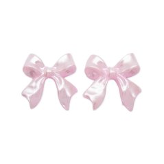 3D дизайн для ногтей бантик - розовый жемчужный, 5шт