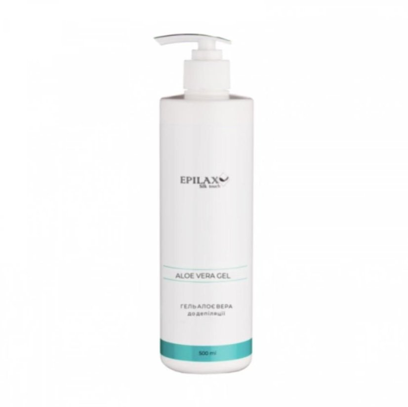 Epilax Silk Touch gel před depilací Aloe Vera, 500 ml.