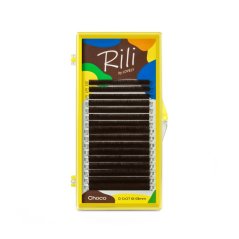 RILI by Lovely umělé řasy MIX C 0.07 8-15 mm (16 řádků) - Choco