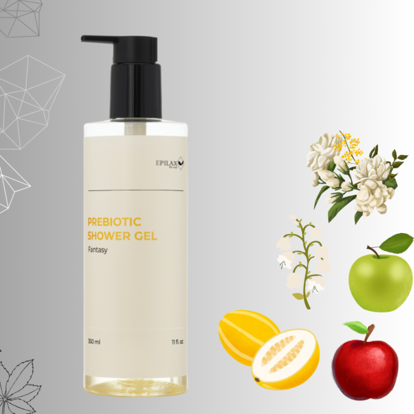 Epilax Silk Touch sprchový gel s prebiotiky Fantasy, 350 ml