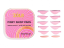 ZOLA Pinky Shiny - natáčky na lash lifting, 6 párů