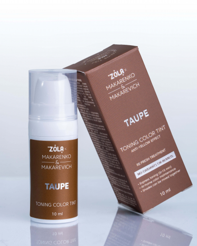 ZOLA x Makarenko x Makarevich Toning Color Tint Taupe - Tónovací barva na obočí, 10 ml