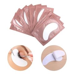 Podložky pod očí na prodloužení a laminaci řas - růžové, 1 ks