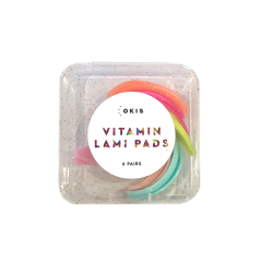 OKIS BROW Sada válečků na laminaci řas Vitamin Lami Pads, 6 párů