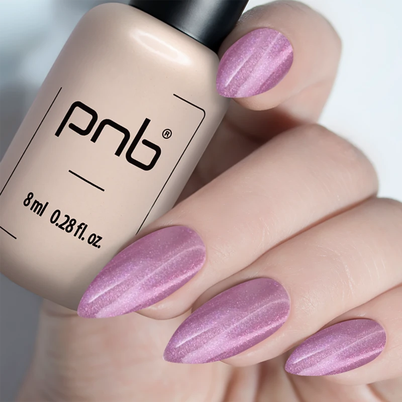 PNB Magnetický gel lak na nehty Glamour Cat - 06 Bon Pretty, 8 ml
