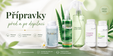 Přípravky před a po depilaci - Forma producta - Pudry