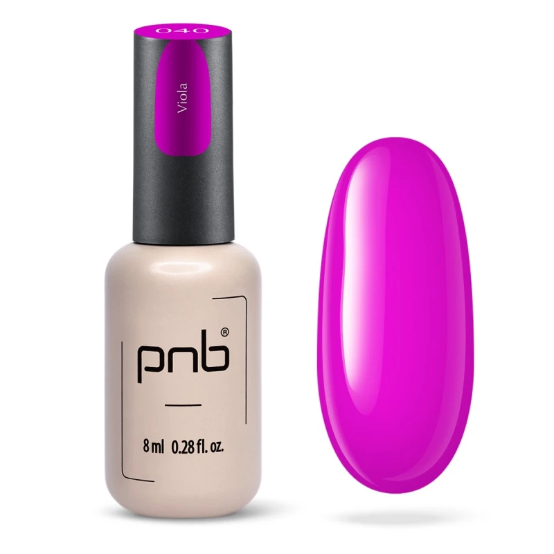 PNB Gel lak na nehty - 040 Viola, 8 ml