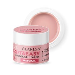 CLARESA Stavební gel na nehty Soft&Easy gel - Natural, 45g