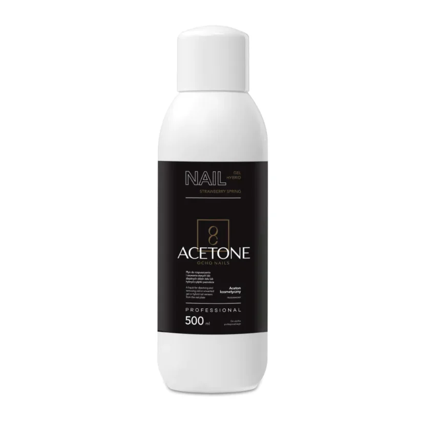 OCHO NAILS Acetone remover с ароматом клубники, 500 ml