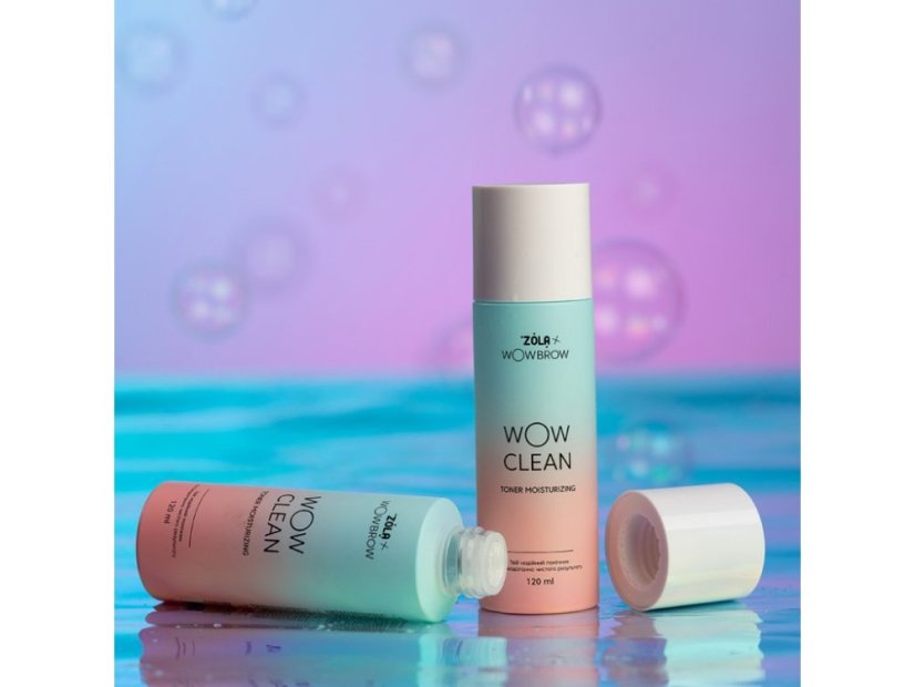 ZOLA x WowBrow WOW CLEAN čisticí tonikum na řasy a obočí po laminaci, 120 ml