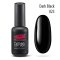 PNB Gel lak na nehty - 023 Dark Black, 8ml