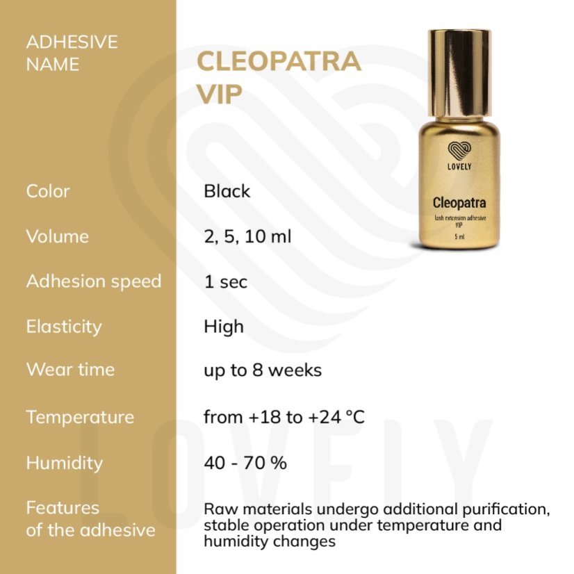 LOVELY lepidlo na řasy - Cleopatra, 10 ml