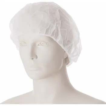 ESPEON čepice z netkané textilie - bílá, 100 ks