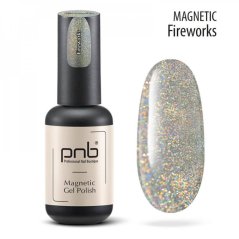PNB Magnetický gel lak na nehty - Fireworks, 8ml