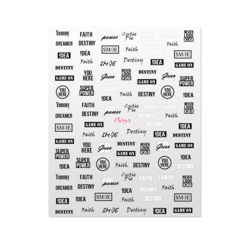 Moyra Nail art nálepky na nehty - 09