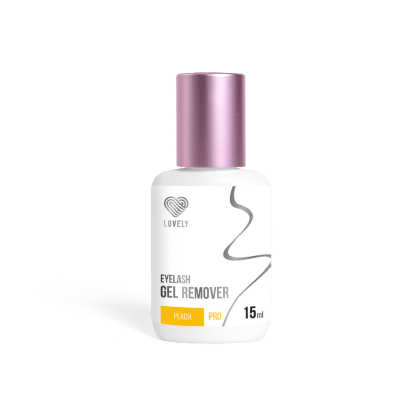 LOVELY Gel remover na odstranění řas - Peach, 15 ml