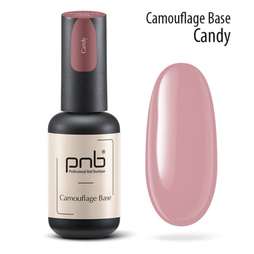 PNB Kamuflaźní báze pod gel lak Candy, 8 ml