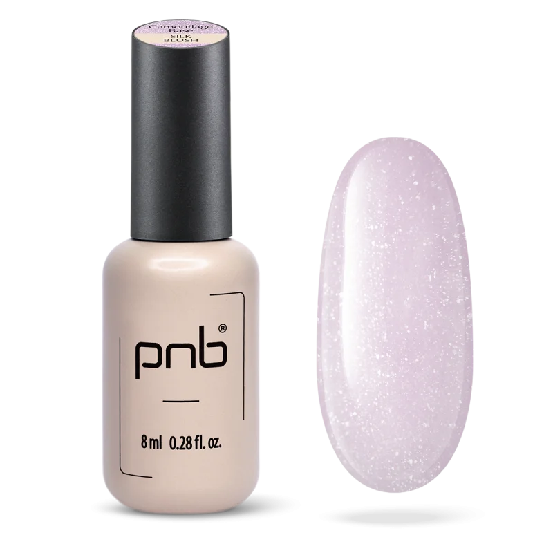 PNB UV/LED Kamuflaźní báze - Silk Blush, 8 ml