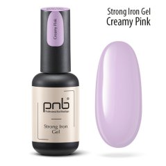 PNB Моделирующий гель и база Strong Iron Gel - Creamy Pink, 8мл