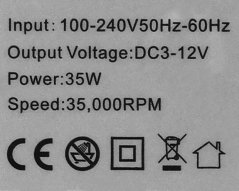 Bruska na manikúru DM-202, 35W
