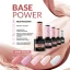 CLARESA UV/LED Power Base 08 — камуфлирующая база (с жемчужными частицами и эффектом lipglossnails), 5 мл