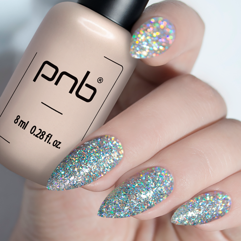 PNB Gel lak na nehty - 205 White Diamond, 8ml
