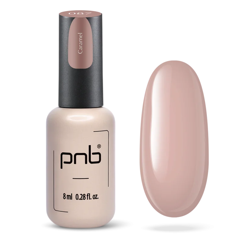 PNB Gel lak na nehty - 087 Caramel, 8ml