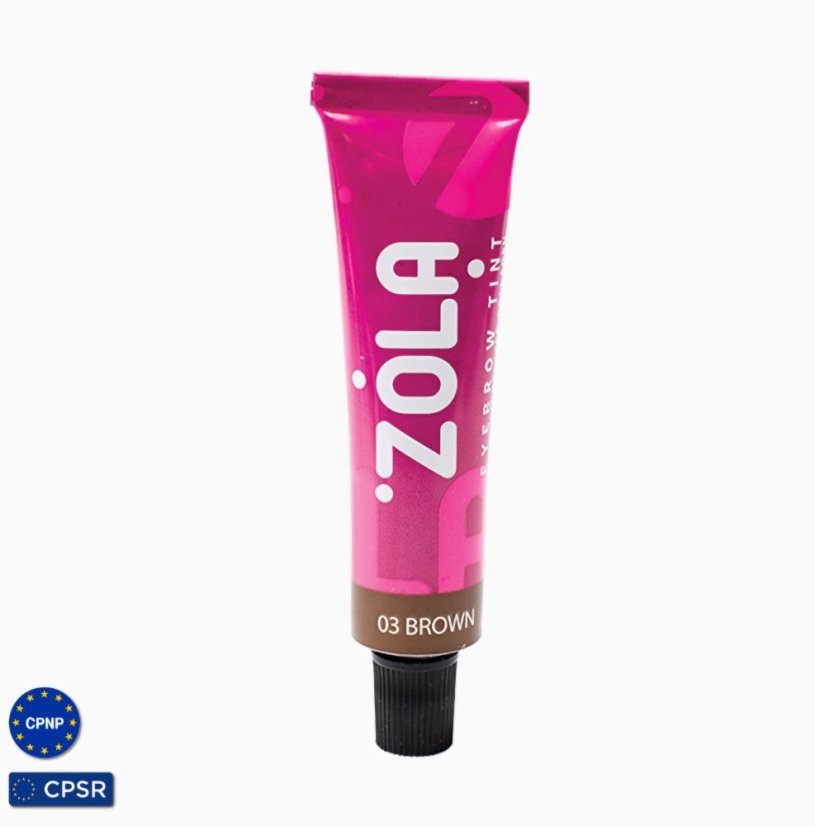 Zola Barva na obočí - 03 Hnědá, 15ml