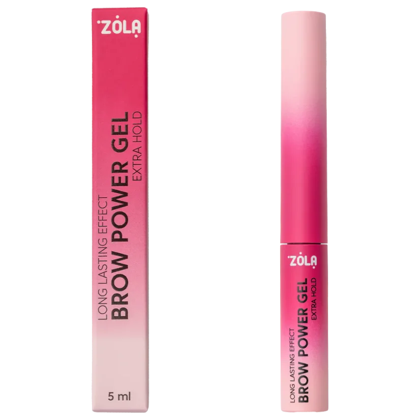 ZOLA Brow Power Gel – gel na úpravu a fixaci obočí, 5 ml