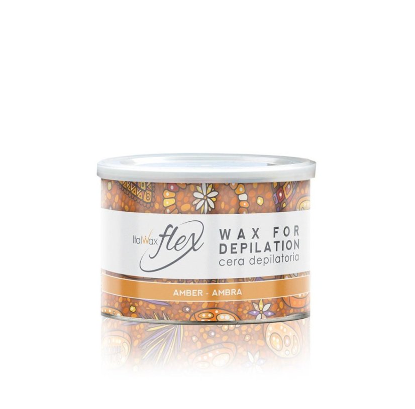 ItalWax depilační vosk Flex v plechovce - Amber (Jantár), 400 ml ItalWax depilační vosk Flex v plechovce - Amber (Jantár), 400 ml