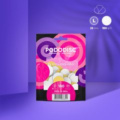 STALEKS EXPERT PODODISC náhradní brusný papír s pěnovou vrstvou pro disk L PDFS-25-180w 180 grit, 50 ks