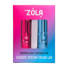 ZOLA Color Lab Brow&Lash Classic System – sada na laminaci obočí a řas, 2 x 10 ml