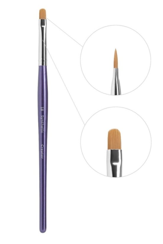 Synthetic Creator štětec # 18 - oválný