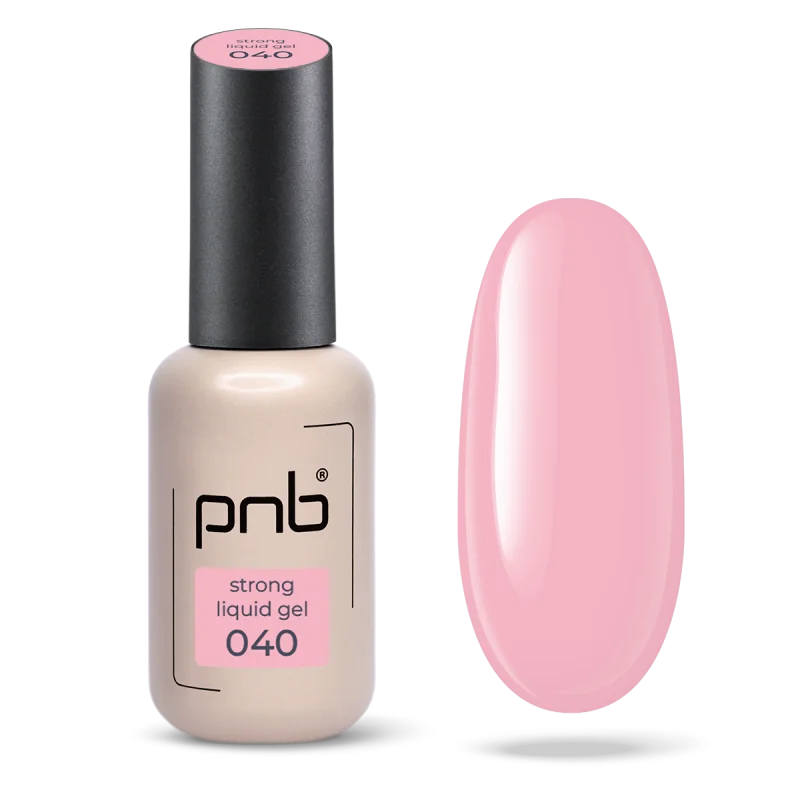 PNB Моделирующий гель и база Strong Iron Gel - 040 Rosy Touch, 8мл