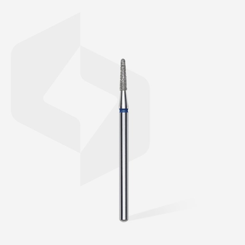 STALEKS Diamantová fréza "Špička" - modrá FA70B018/8, 1,8 mm