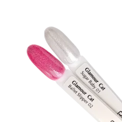 PNB Magnetický gel lak na nehty Glamour Cat - 01 Sugar Baby, 8 ml