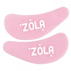 ZOLA silikonové podložky pod očí - růžové, 1 pár
