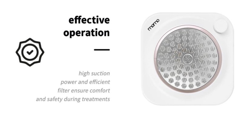 MOMO Kazetová odsávačka prachu na nehty J007, 48W