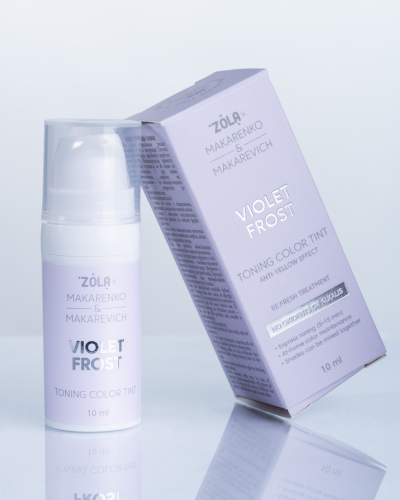 ZOLA x Makarenko x Makarevich Toning Color Tint Violet Frost - Tónovací barva na obočí, 10 ml