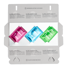 ZOLA Color Lab Sada na laminaci  řas a obočí v sáčcích, 3 × 1 ml