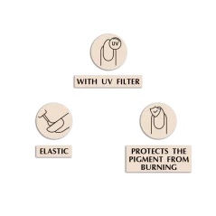 PNB UV/LED Protect Glow top - bez lepivé vrstvy s UV filtrem, 17 ml