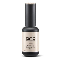 PNB UV/LED Titanový Titanium Base/Top Coat 2v1, 8 ml