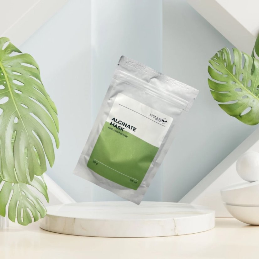 Epilax Silk Touch alginátová maska s niacinamidem, 20 g