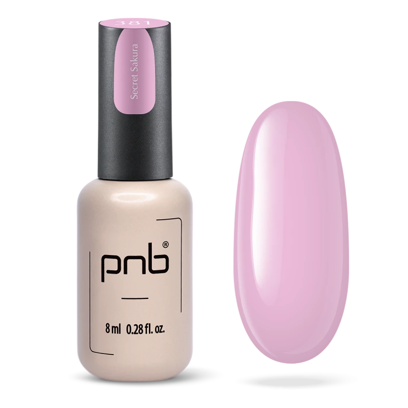 PNB Gel lak na nehty - 381 Secret Sakura, 8 ml